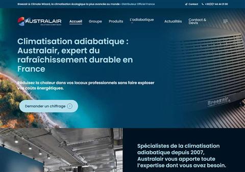 Australair — Site B2B